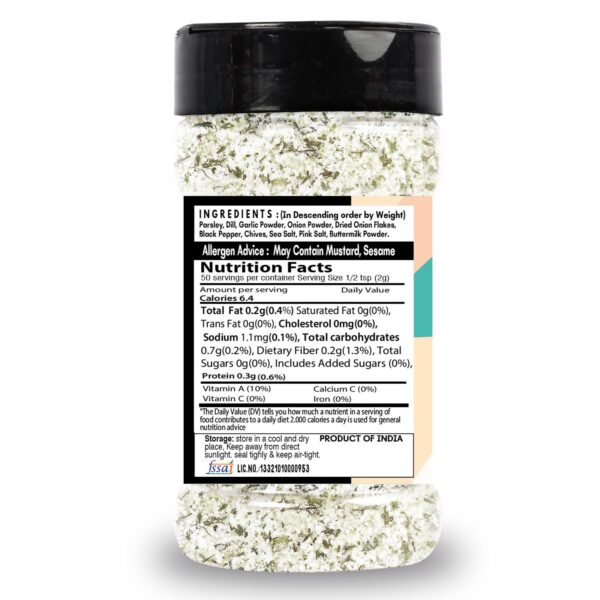 Ranch Seasoning Bottle-100G - Image 2