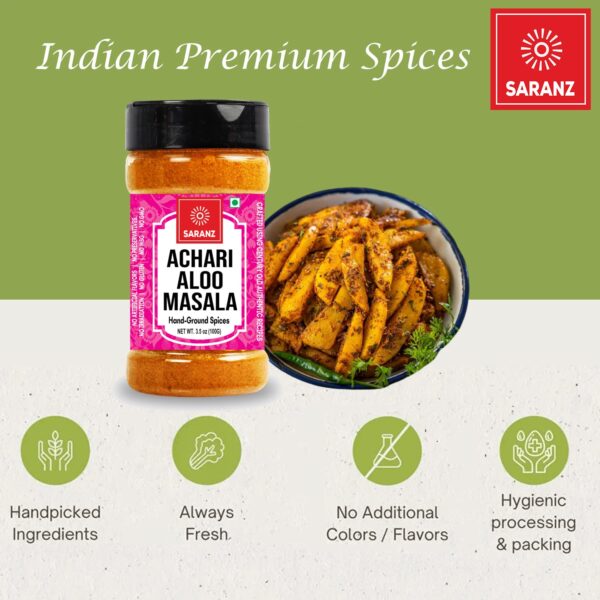 Achari Aloo Masala Bottle-100G - Image 2