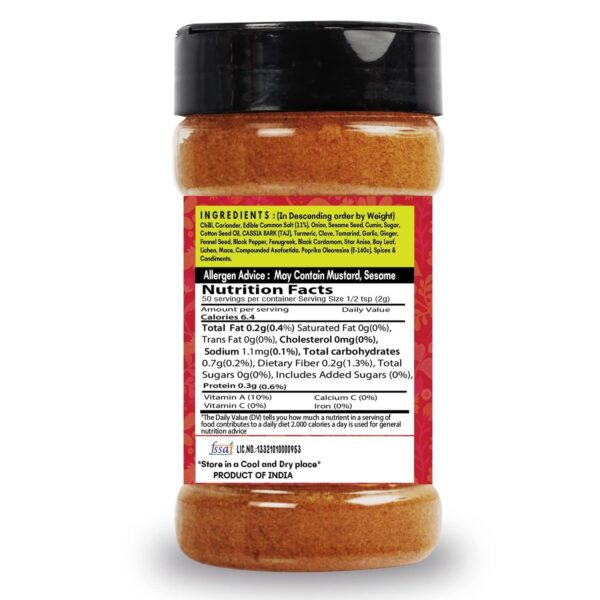 Spicy Kolhapuri Misal Masala Bottle-100G - Image 2