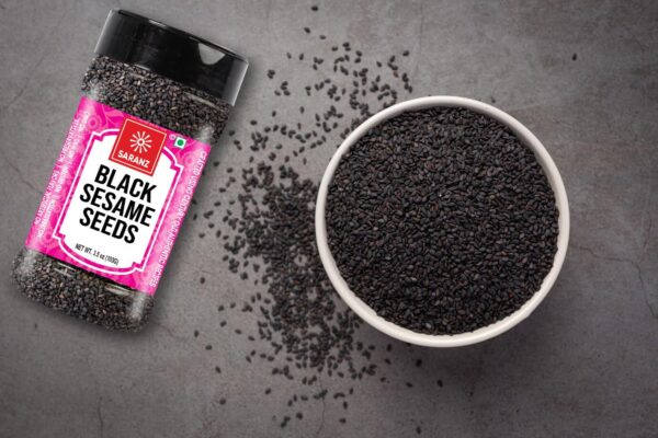 Black Sesame Seeds  Bottle-100G - Image 4