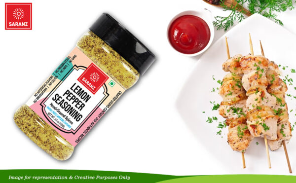 Lemon Pepper Seasoning Bottle-100G - Image 3