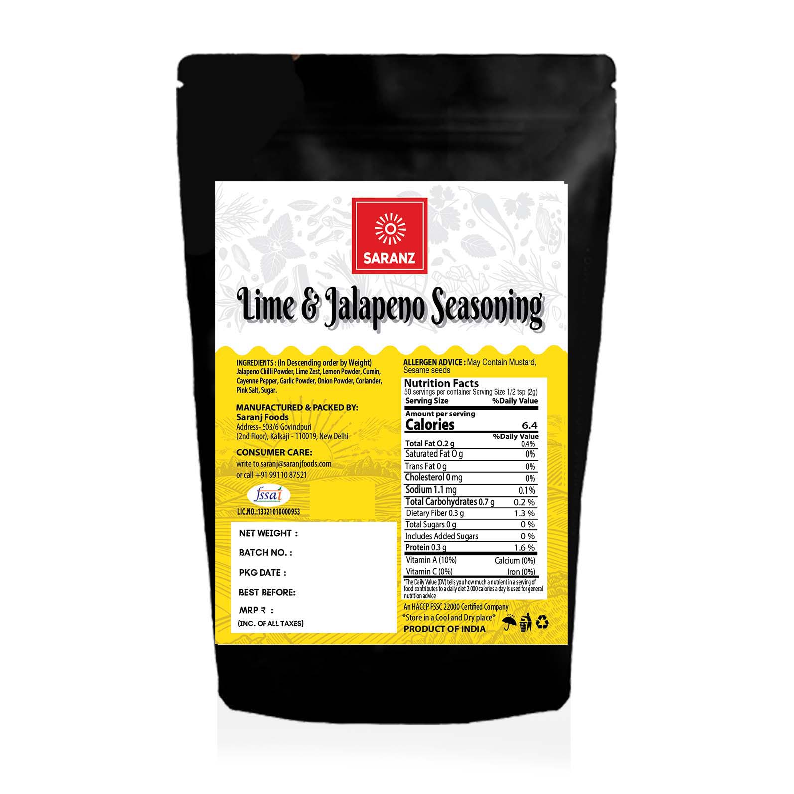 Lime & Jalapeno Seasoning-1KG
