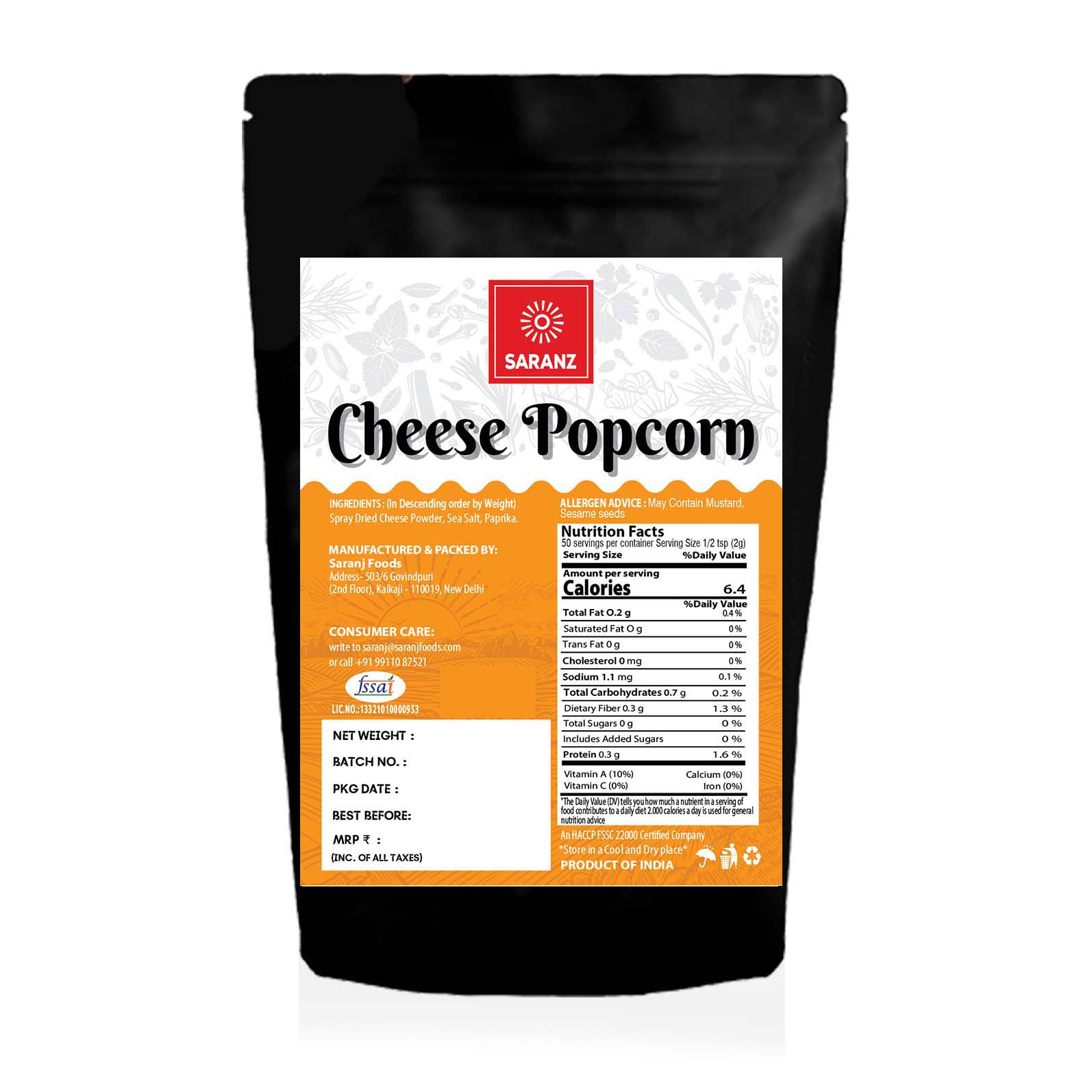 Cheese Popcorn-1KG