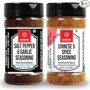 Salt Pepper Garlic Seasoning-100g, Chinese 5 Spice Seasoning-100g