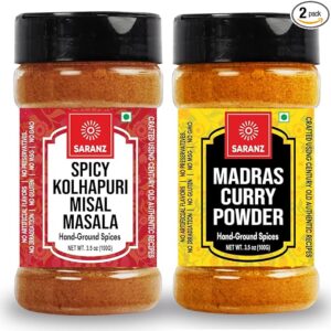Spicy Kolhapuri Misal Masala-100g, Madras Curry Powder-100g