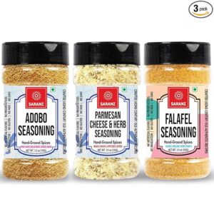 Parmesan Cheese & Herb Seasoning-100g, Falafel Exotic Seasoning-100g, Adobo Seasoning-100g,