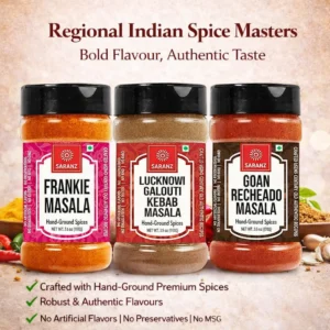 Goan Recheado Masala-100g, Lucknowi Galouti Kebab Masala-100g,Frankie Masala-100g